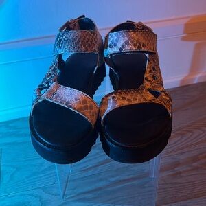 Snake print Nordstrom sandals size 7.5
